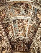 CARRACCI, Annibale Ceiling fresco dfg painting